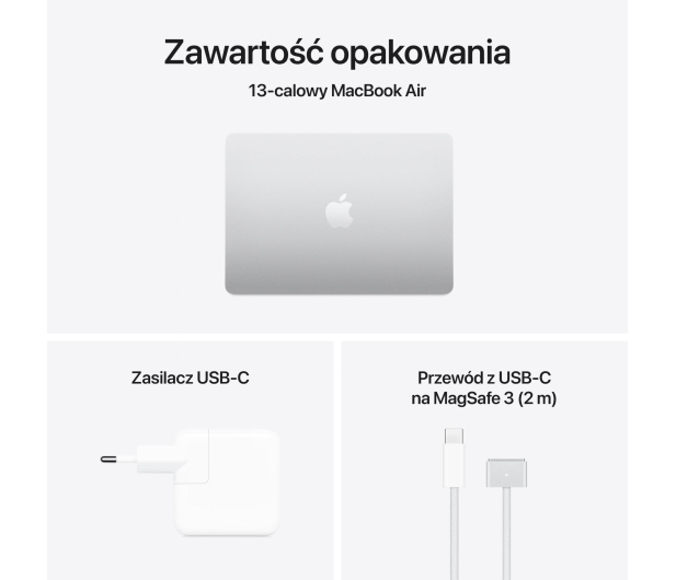 Apple MacBook Air M4/16GB/256/Mac OS Srebrny 8R GPU - 1322285 - zdjęcie 9